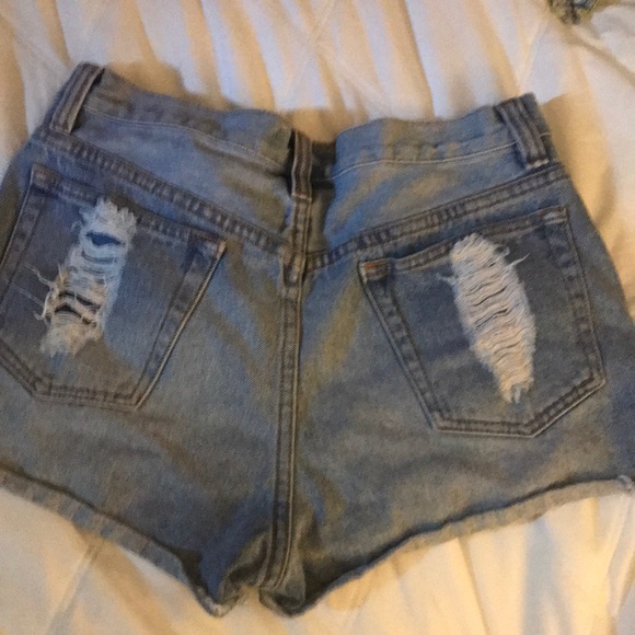 MinkPink denim slasher shorts - Picture 2 of 4
